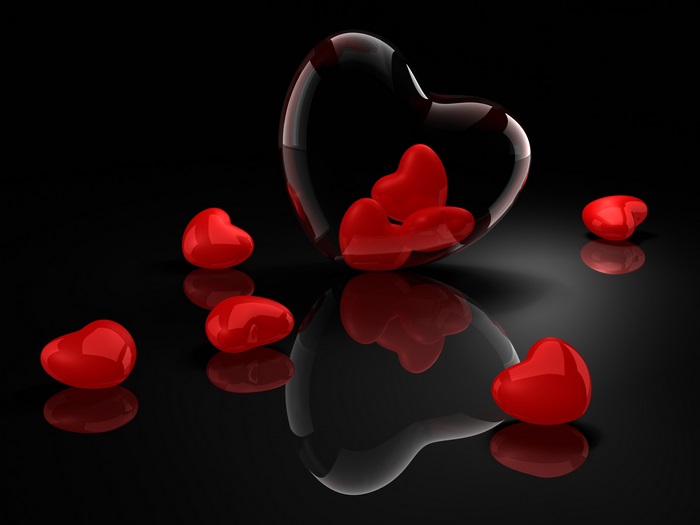 Valentine Day 4K Desktop Hearts