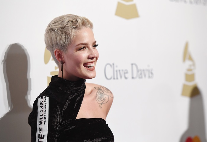 Halsey at Clive Davis Pre-Grammy Gala