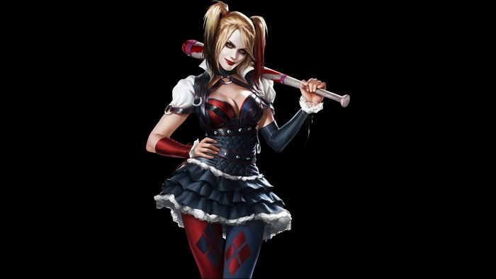 Harley Quinn with Baseball Bat 4K