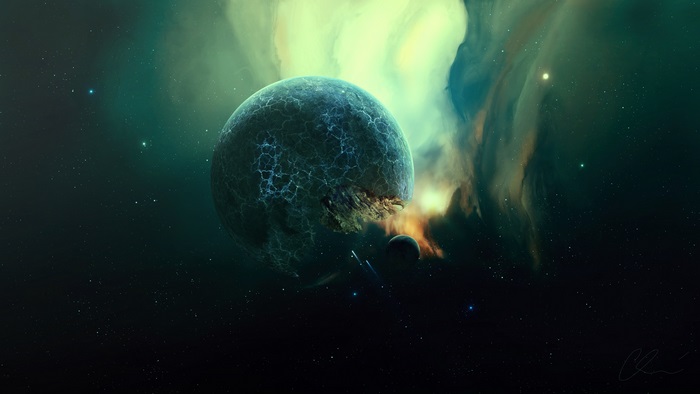 Planets in a Nebula 4K