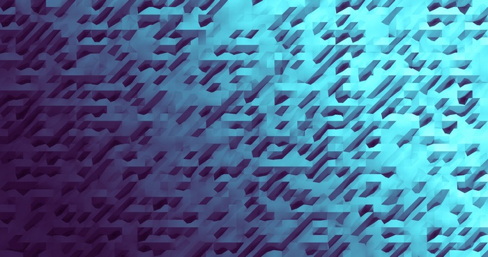 Abstract 4K Aquamarine Geometric Pattern