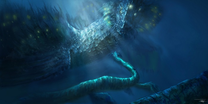 4K Oceanic Sea Monster Encounter