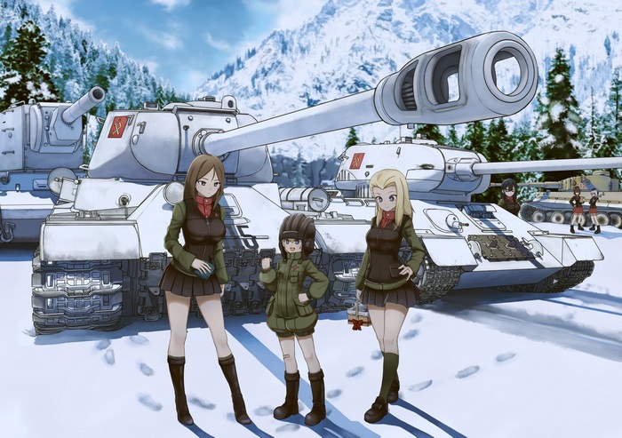 Girls und Panzer 4K