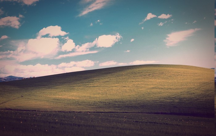 Windows XP Bliss landscape
