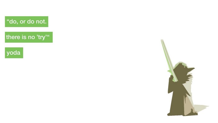 Yoda from Star Wars quote