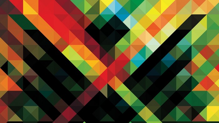 Abstract geometric pattern by Andy Gilmore