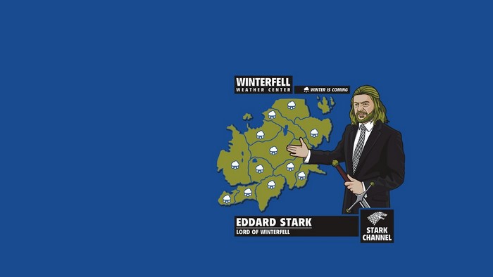 Eddard Stark from Game of Thrones Weather Report