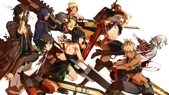Group of characters from God Eater Burst