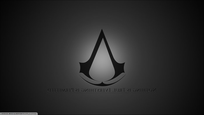 Assassin's Creed logo with quote