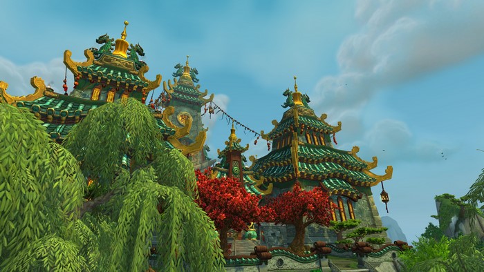 World of Warcraft Mists of Pandaria architecture