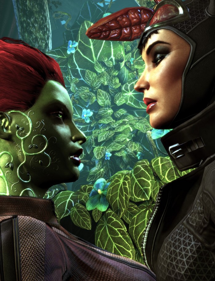 Poison Ivy and Catwoman from Batman: Arkham City