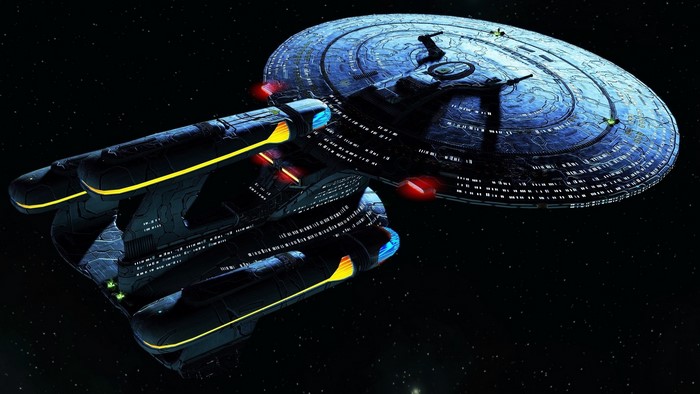 Star Trek spaceship in space