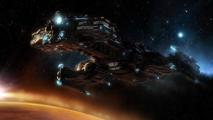 Terran Battlecruiser from Starcraft II