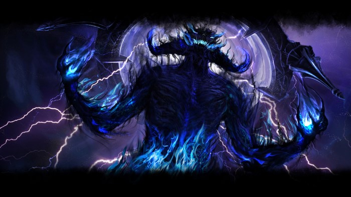 The Elder Scrolls Online Daedric creature with lightning