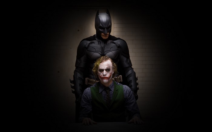 Batman and Joker from The Dark Knight
