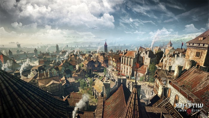 The Witcher 3 Wild Hunt cityscape