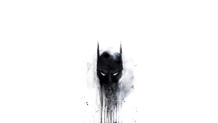 Batman mask painting DC Comics
