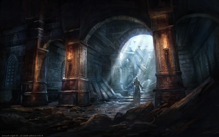 The Elder Scrolls Online dungeon interior
