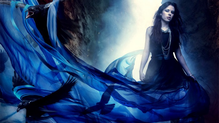Jennifer Haben from Beyond the Black with Ravens