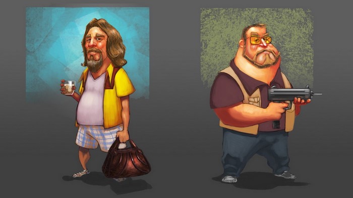 The Dude and Walter Sobchak from The Big Lebowski