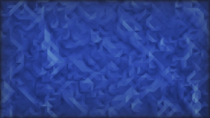 Abstract blue low poly triangle background texture