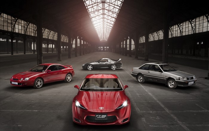 Toyota Supra, Celica, AE86, and FT-86 Concept Cars