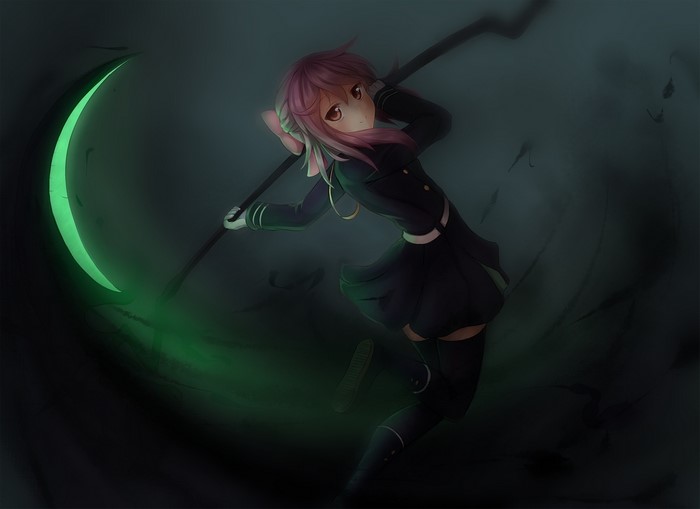 Shinoa Hiiragi from Seraph of the End