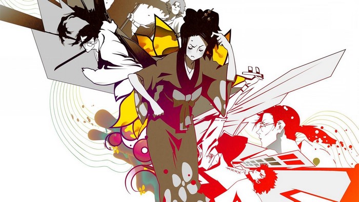 Fuu, Mugen, and Jin from Samurai Champloo