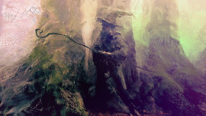 Gandalf from The Lord of the Rings fantasy art