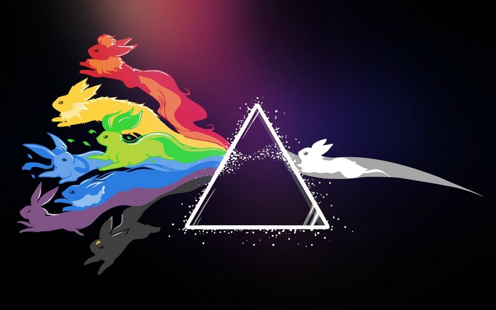 Eeveelutions and Pink Floyd prism