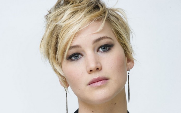 jennifer lawrence women actress face green eyes, HD Wallpaper | Rare ...