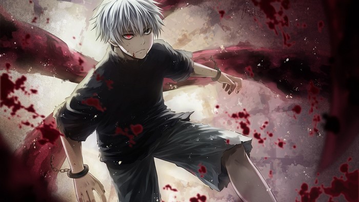 Kaneki Ken from Tokyo Ghoul with Kagune
