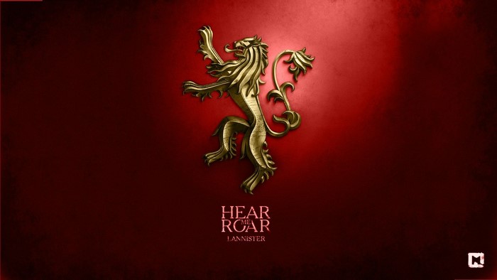House Lannister Sigil from Game of Thrones