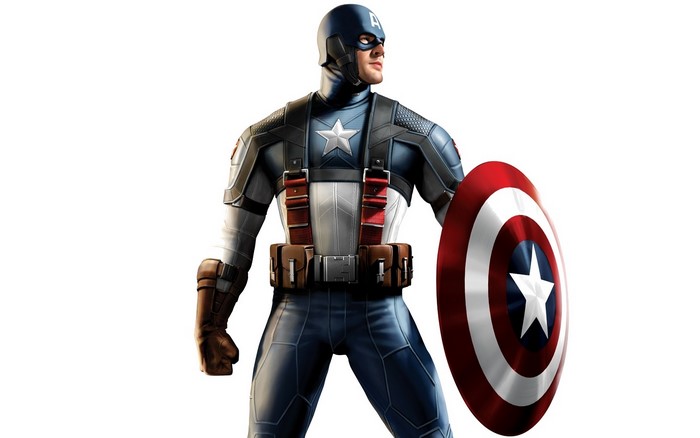 Captain America with Shield