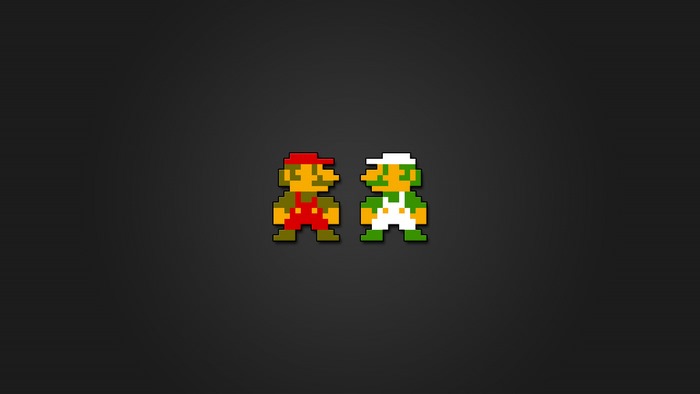 Mario and Luigi from Super Mario Bros.