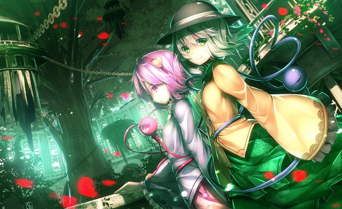 Satori and Koishi Komeiji from Touhou