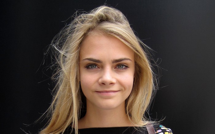 Cara Delevingne smiling