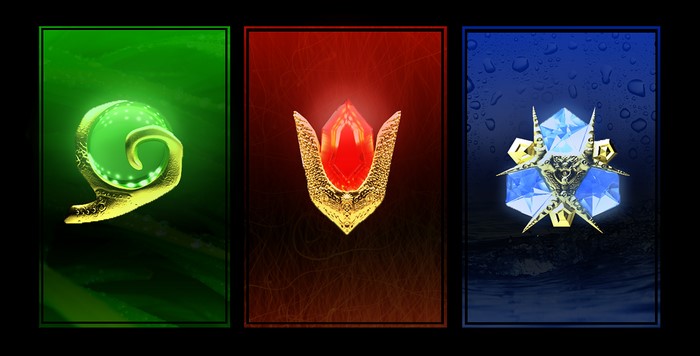 The Legend of Zelda Triforce pieces