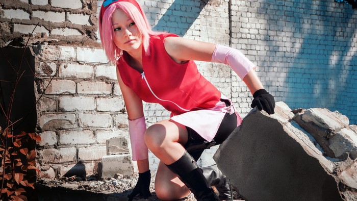 Sakura Haruno from Naruto Shippuden Cosplay