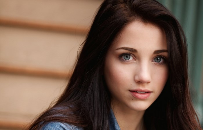 Emily Rudd closeup portrait