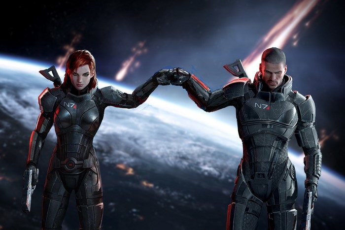 Commander Shepard from Mass Effect 3