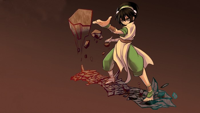 Toph Beifong from Avatar The Last Airbender artwork