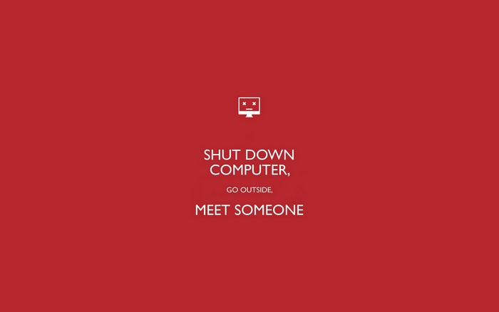 Computer error message with text