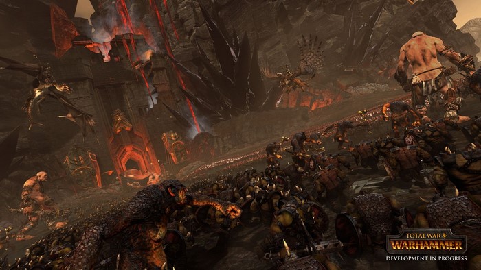 Total War: Warhammer Orcs and Giants Battle