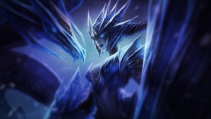 Ice Dragon Shyvana from League of Legends