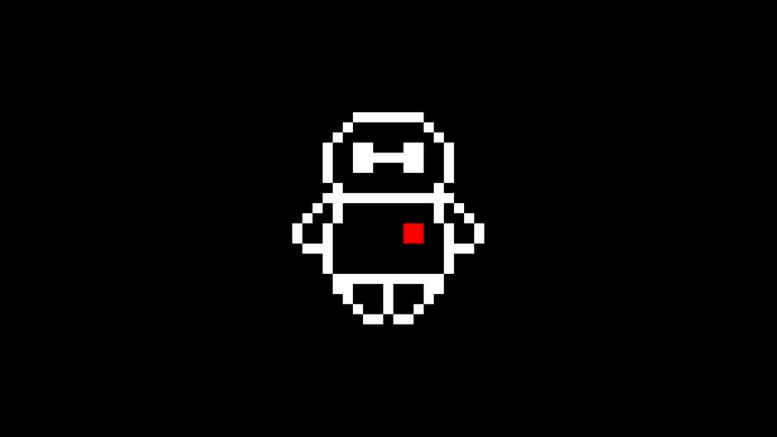 Baymax from Big Hero 6 pixel art