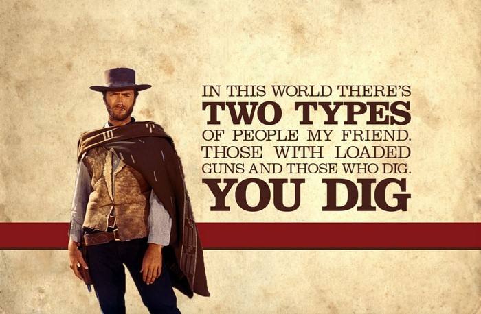 Clint Eastwood as the Man with No Name from Dollars Trilogy