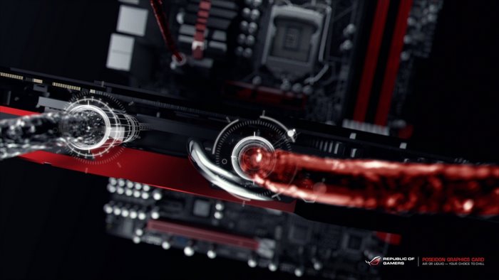 ASUS ROG Poseidon Graphics Card with Liquid Cooling