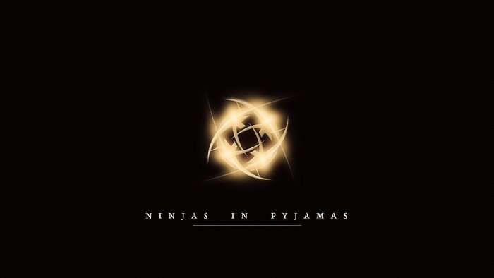 Ninjas in Pyjamas logo with text