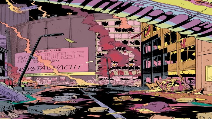 Watchmen Comics: City Destruction